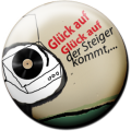 Magnetbutton Glück auf...