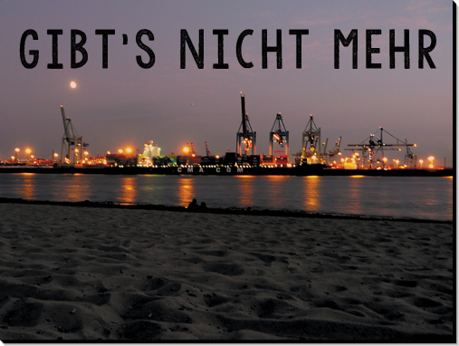 Magnetbrett Nacht und Hafen