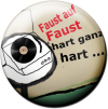 Magnetbutton Faust auf Faust