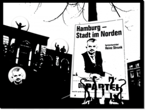 Magnetbrett Stadt im Norden