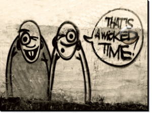 Magnetbrett Wicked Time