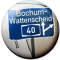 Magnetbutton Abfahrt BO-Wa