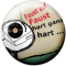 Magnetbutton Faust auf Faust